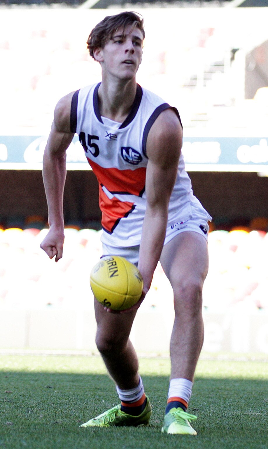 SLIDER-James-Peatling.jpg NEAFL GIANT and GIANTS Academy member James Peatling has received the Round 16 Tribal Sport NEAFL Rising Star nomination. Photo: David Layden/NEAFL - NEAFL,GWS Giants